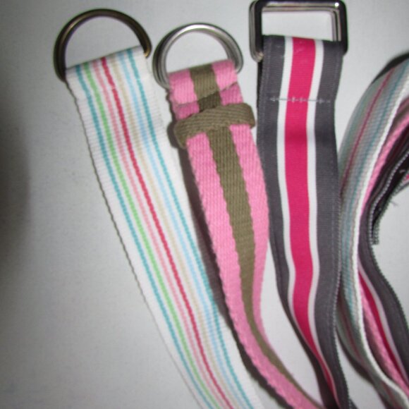 Striped Belts x 3 - Picture 3 of 8